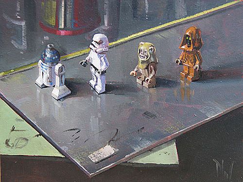 Lego star wars figures by Dave West